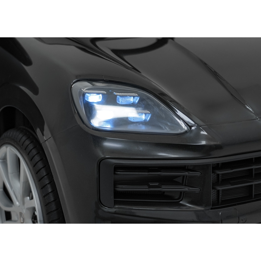 Elektromobilis Porsche Cayenne, Black-Elektromobiliai vaikams, Visureigiai-e-vaikas