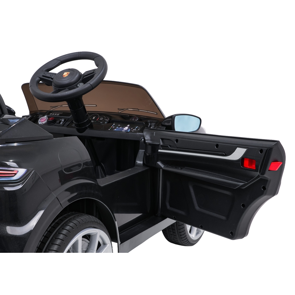 Elektromobilis Porsche Cayenne, Black-Elektromobiliai vaikams, Visureigiai-e-vaikas
