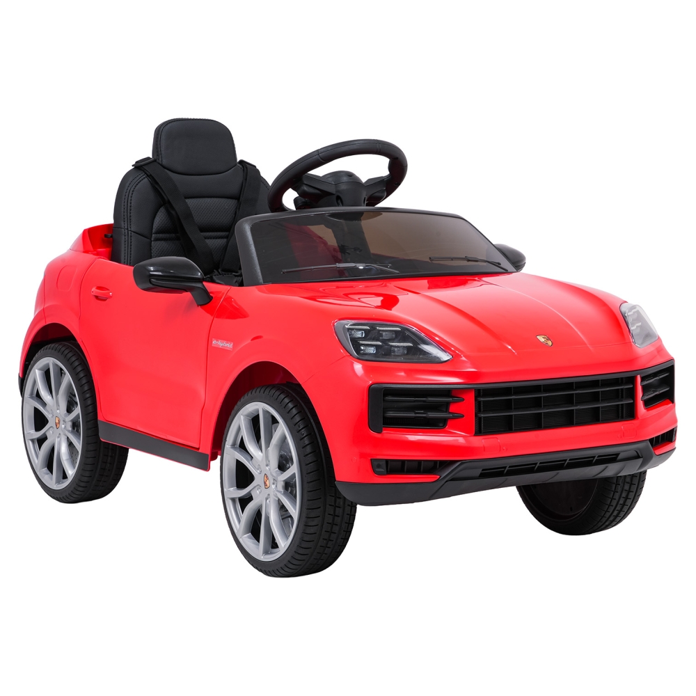 Elektromobilis Porsche Cayenne, Red-Elektromobiliai vaikams, Visureigiai-e-vaikas