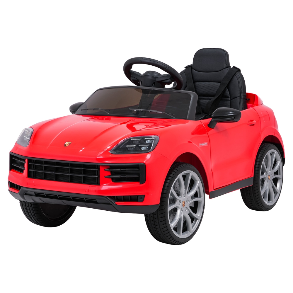 Elektromobilis Porsche Cayenne, Red-Elektromobiliai vaikams, Visureigiai-e-vaikas
