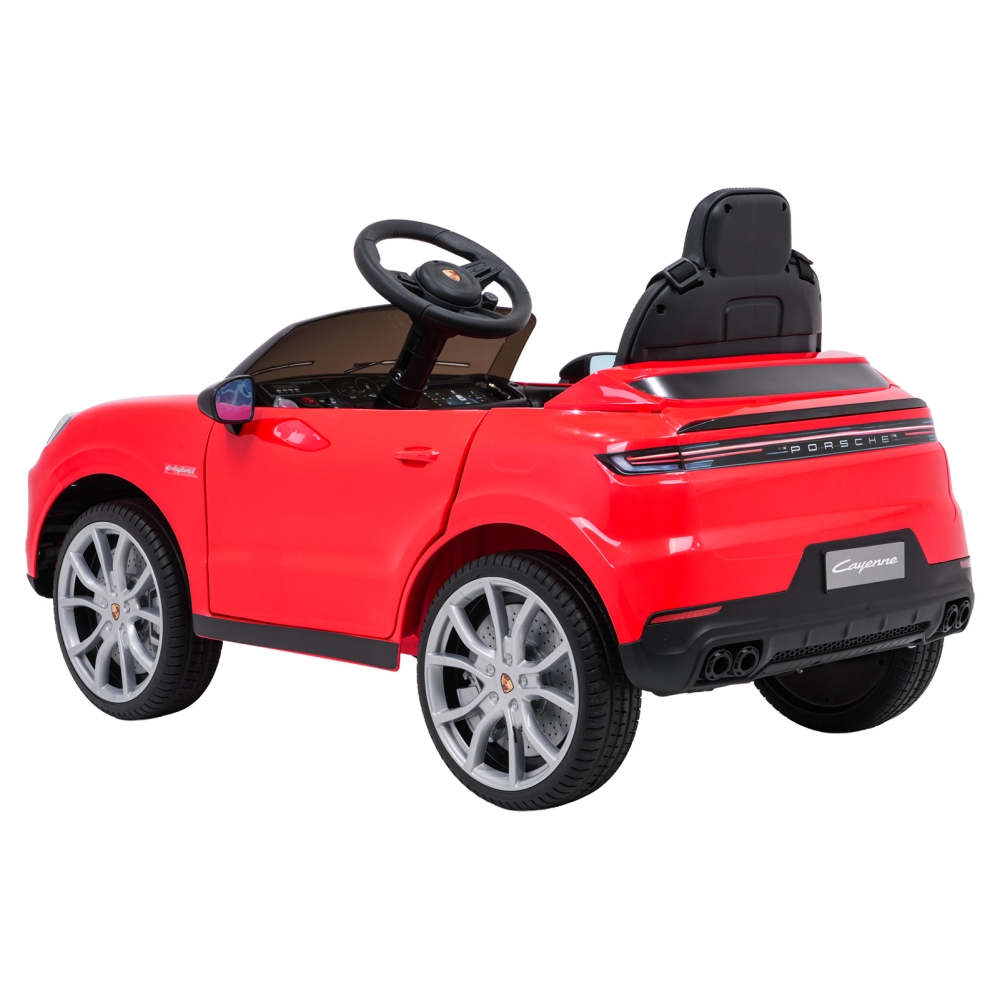 Elektromobilis Porsche Cayenne, Red-Elektromobiliai vaikams, Visureigiai-e-vaikas