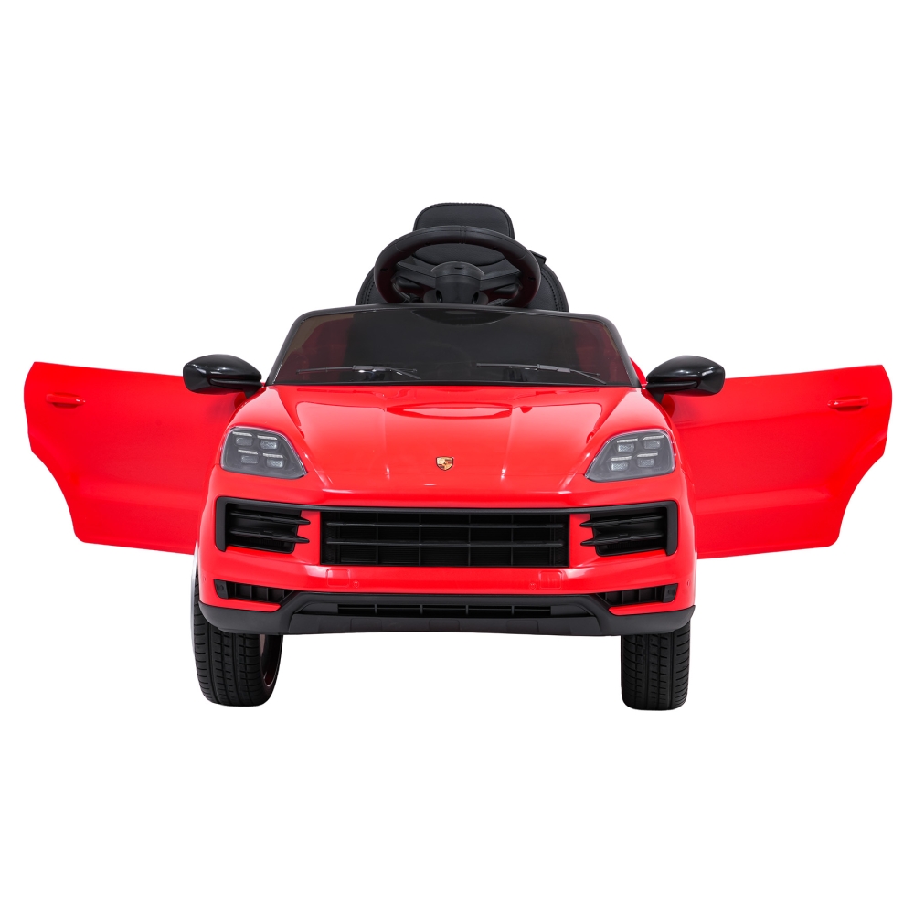 Elektromobilis Porsche Cayenne, Red-Elektromobiliai vaikams, Visureigiai-e-vaikas