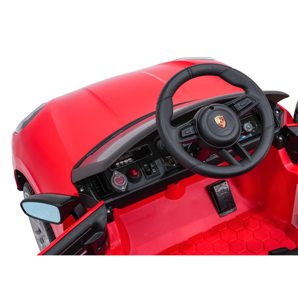 Elektromobilis Porsche Cayenne, Red-Elektromobiliai vaikams, Visureigiai-e-vaikas