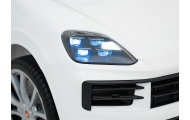 Elektromobilis Porsche Cayenne, White-Elektromobiliai vaikams, Visureigiai-e-vaikas