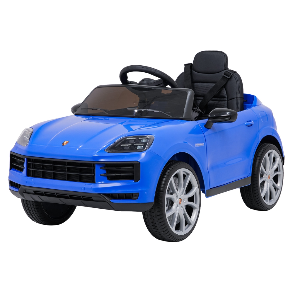 Elektromobilis Porsche Cayenne, Blue-Elektromobiliai vaikams, Visureigiai-e-vaikas