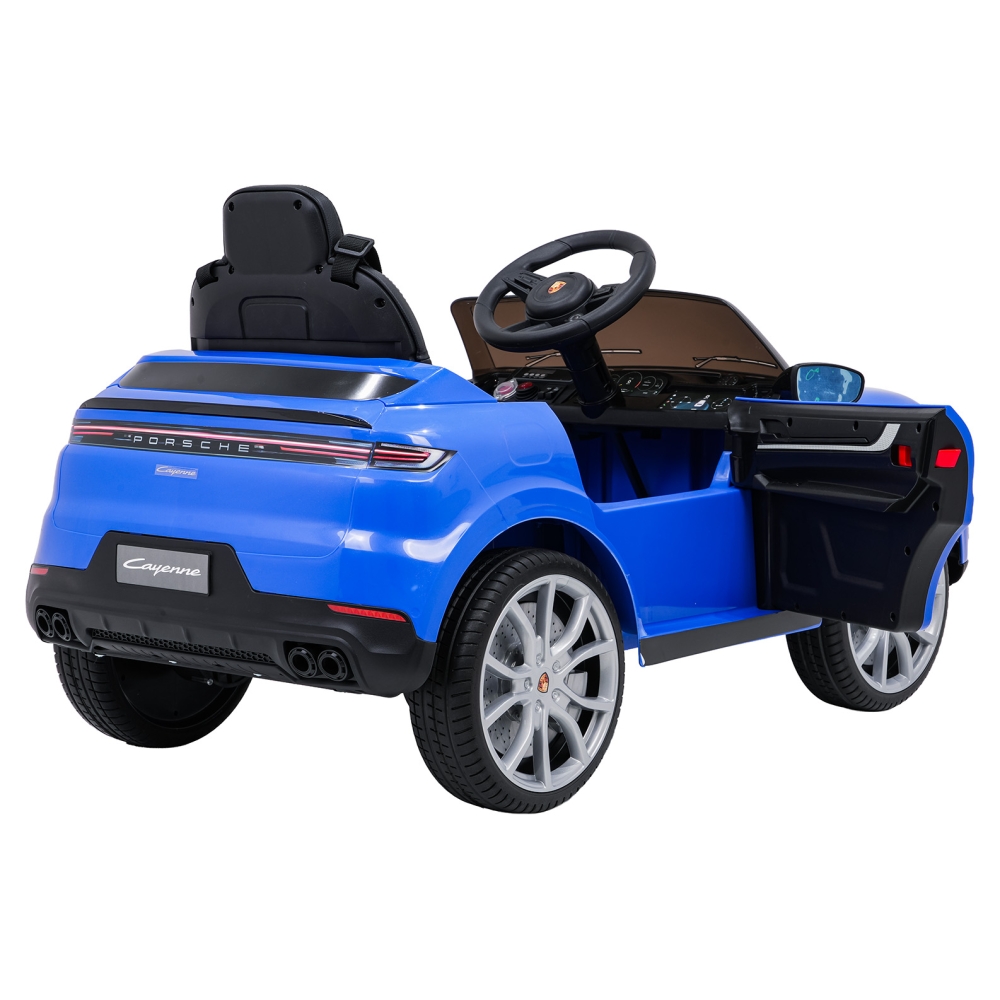 Elektromobilis Porsche Cayenne, Blue-Elektromobiliai vaikams, Visureigiai-e-vaikas