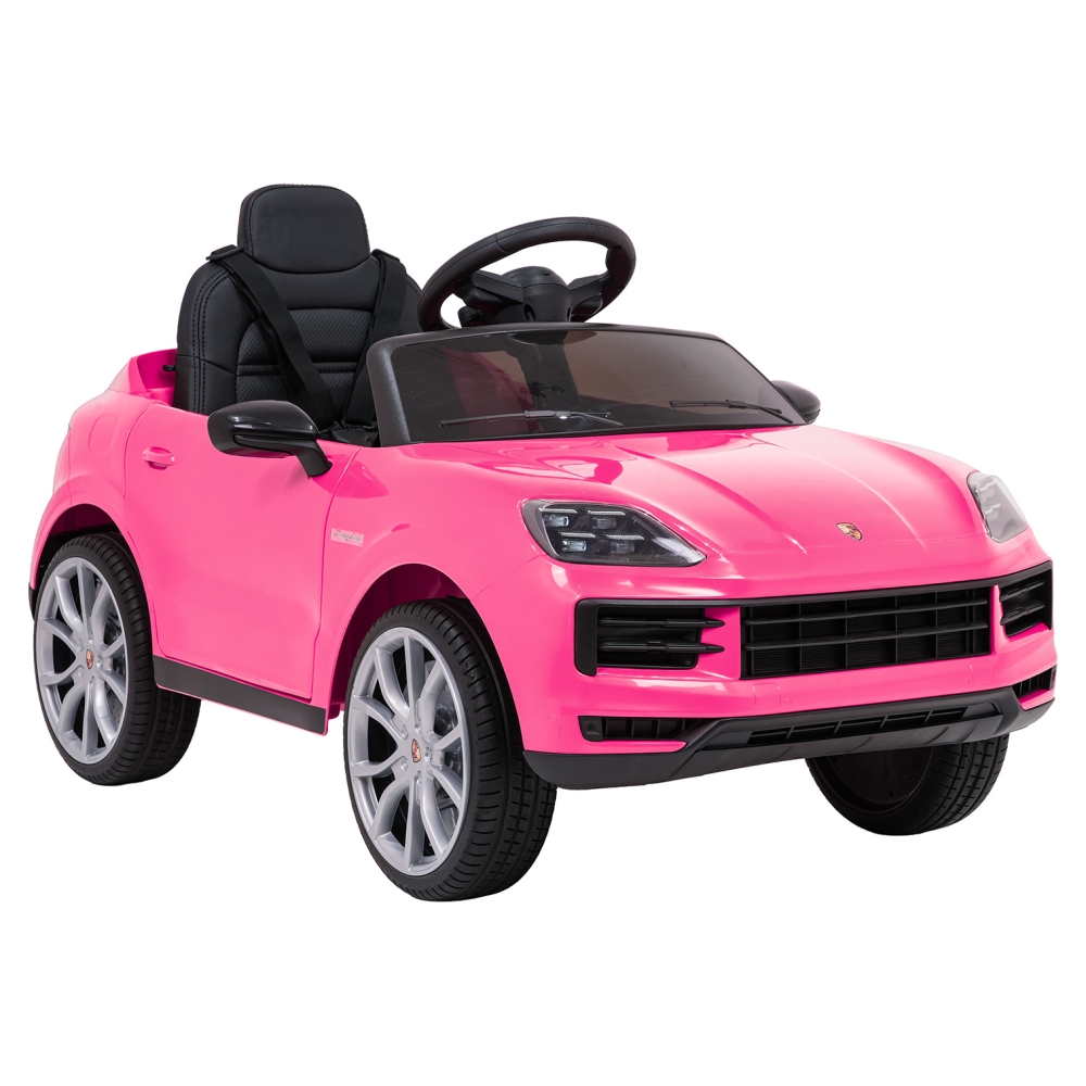 Elektromobilis Porsche Cayenne, Pink-Elektromobiliai vaikams, Visureigiai-e-vaikas