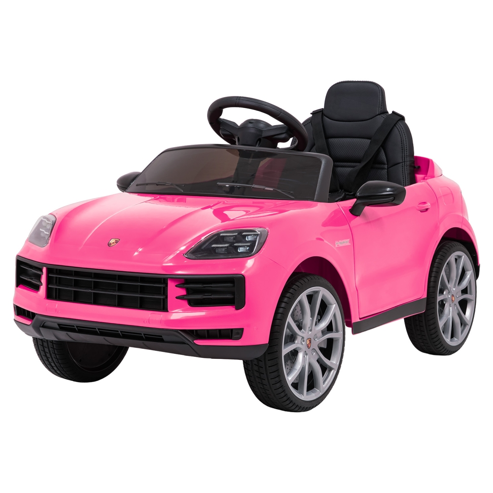 Elektromobilis Porsche Cayenne, Pink-Elektromobiliai vaikams, Visureigiai-e-vaikas