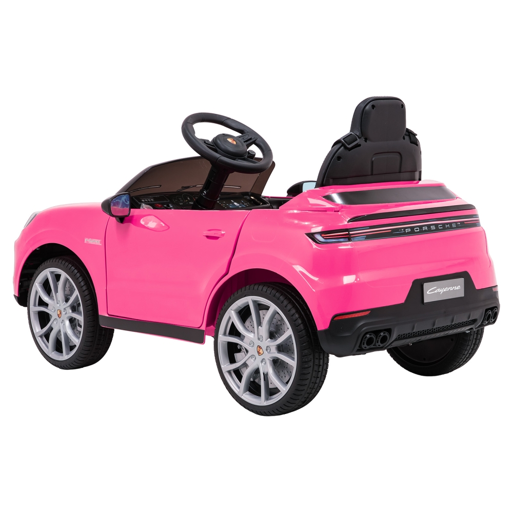 Elektromobilis Porsche Cayenne, Pink-Elektromobiliai vaikams, Visureigiai-e-vaikas