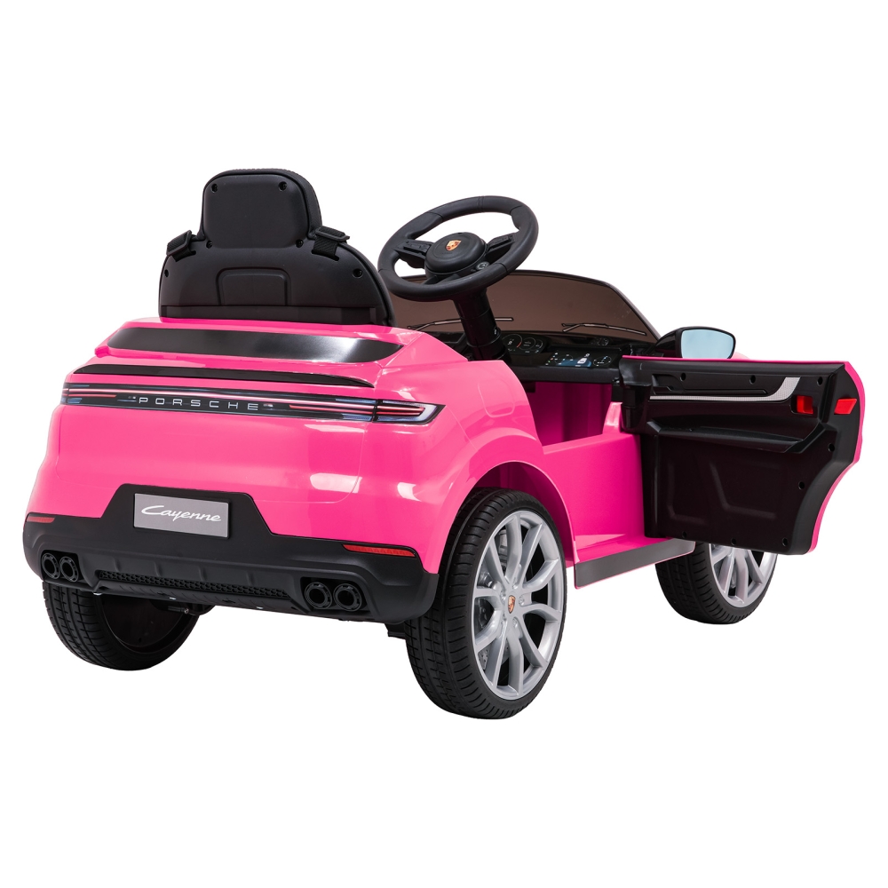 Elektromobilis Porsche Cayenne, Pink-Elektromobiliai vaikams, Visureigiai-e-vaikas