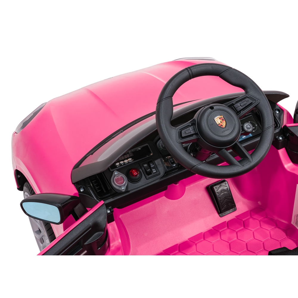 Elektromobilis Porsche Cayenne, Pink-Elektromobiliai vaikams, Visureigiai-e-vaikas