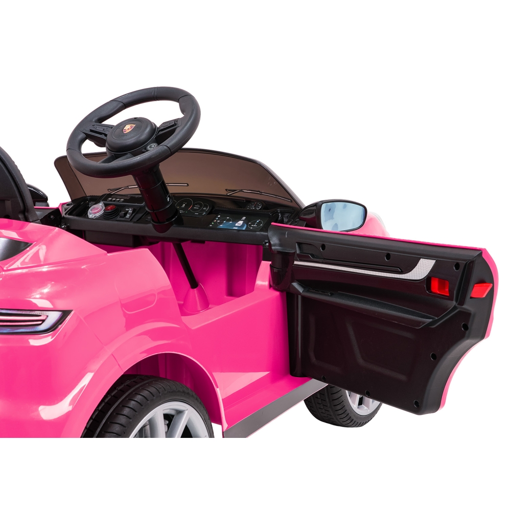 Elektromobilis Porsche Cayenne, Pink-Elektromobiliai vaikams, Visureigiai-e-vaikas