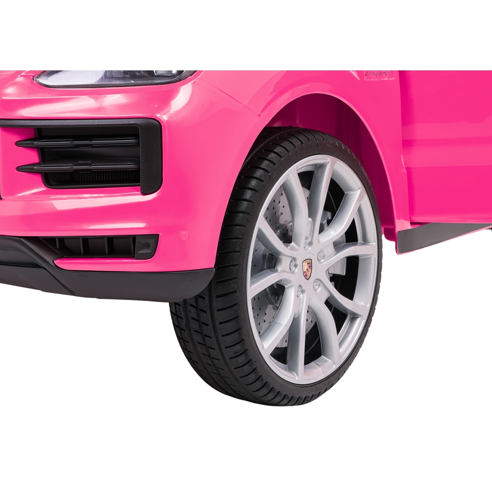 Elektromobilis Porsche Cayenne, Pink-Elektromobiliai vaikams, Visureigiai-e-vaikas