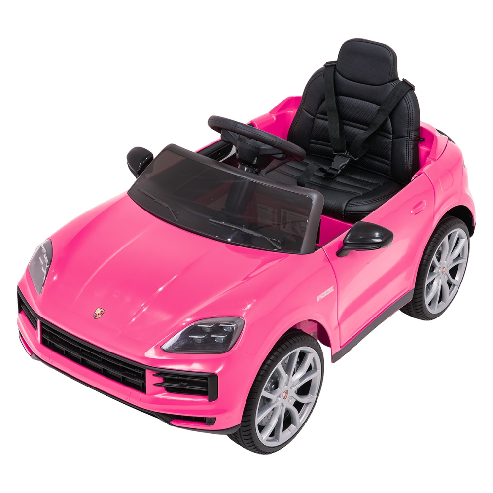 Elektromobilis Porsche Cayenne, Pink-Elektromobiliai vaikams, Visureigiai-e-vaikas