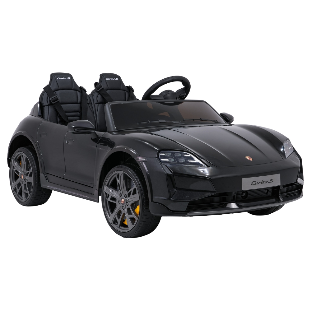 Elektromobilis Porsche Taycan Turbo S, Black-Elektromobiliai vaikams, Mašinos-e-vaikas