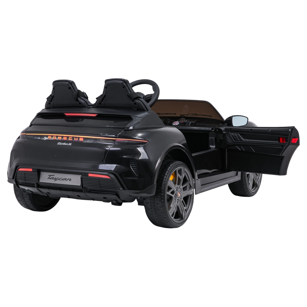 Elektromobilis Porsche Taycan Turbo S, Black-Elektromobiliai vaikams, Mašinos-e-vaikas