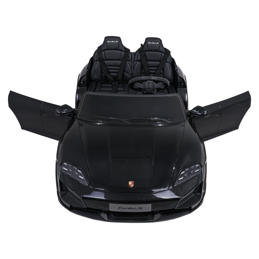 Elektromobilis Porsche Taycan Turbo S, Black-Elektromobiliai vaikams, Mašinos-e-vaikas