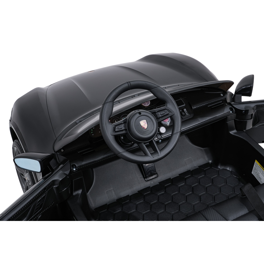 Elektromobilis Porsche Taycan Turbo S, Black-Elektromobiliai vaikams, Mašinos-e-vaikas