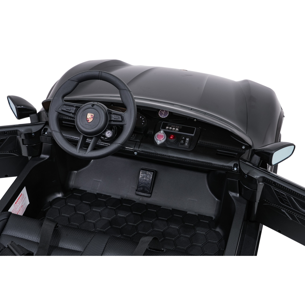 Elektromobilis Porsche Taycan Turbo S, Black-Elektromobiliai vaikams, Mašinos-e-vaikas