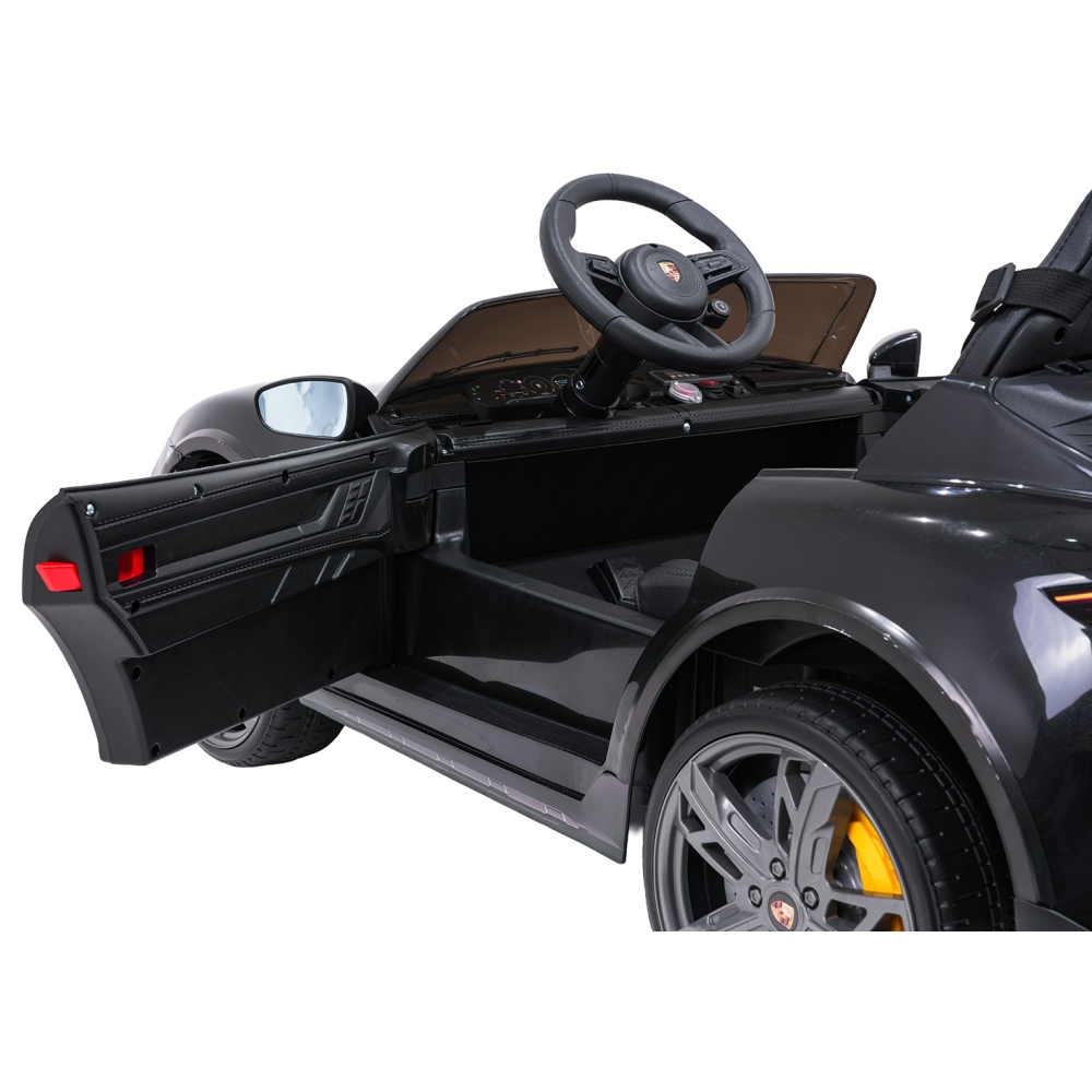 Elektromobilis Porsche Taycan Turbo S, Black-Elektromobiliai vaikams, Mašinos-e-vaikas