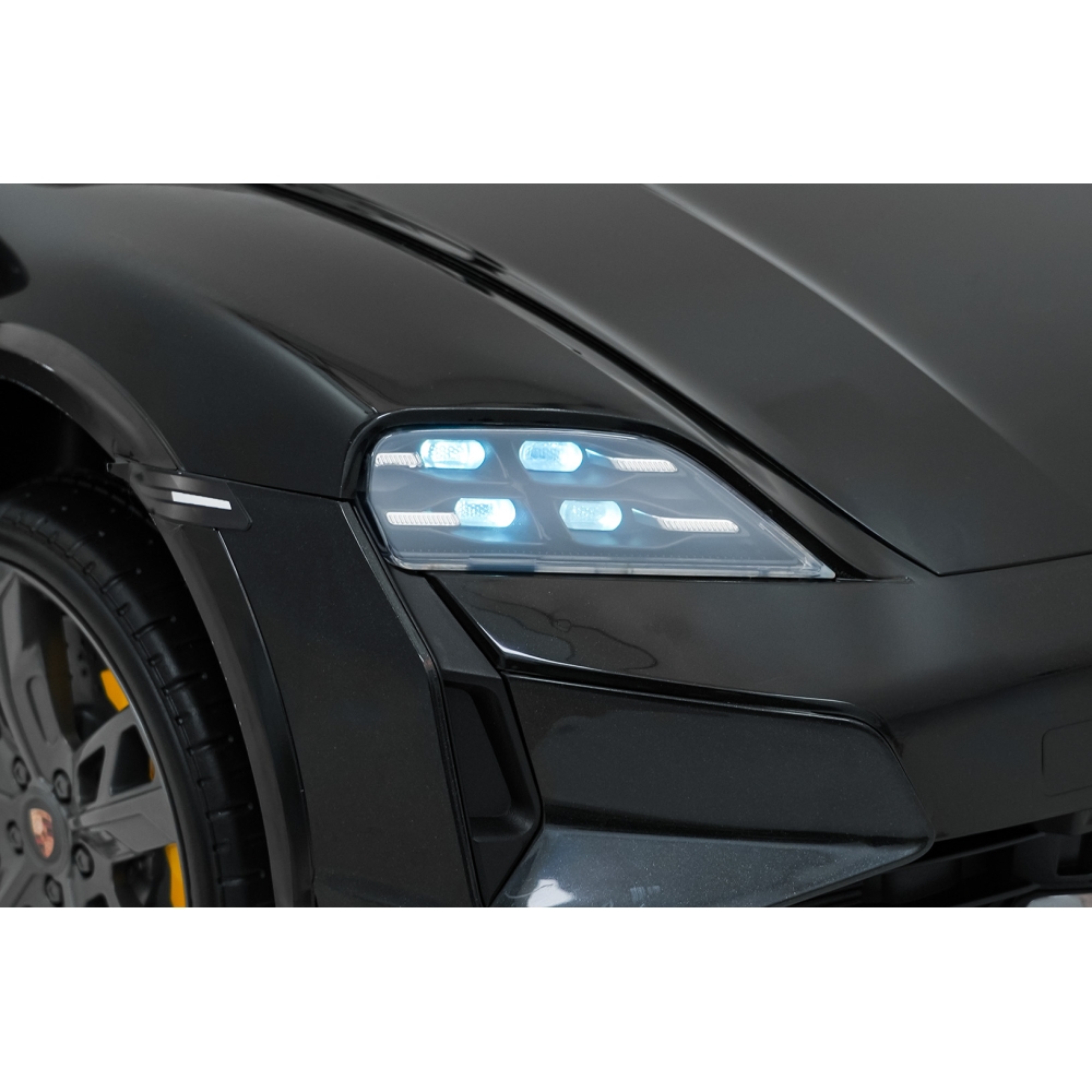 Elektromobilis Porsche Taycan Turbo S, Black-Elektromobiliai vaikams, Mašinos-e-vaikas