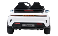Elektromobilis Porsche Taycan Turbo S, White-Elektromobiliai vaikams, Mašinos-e-vaikas