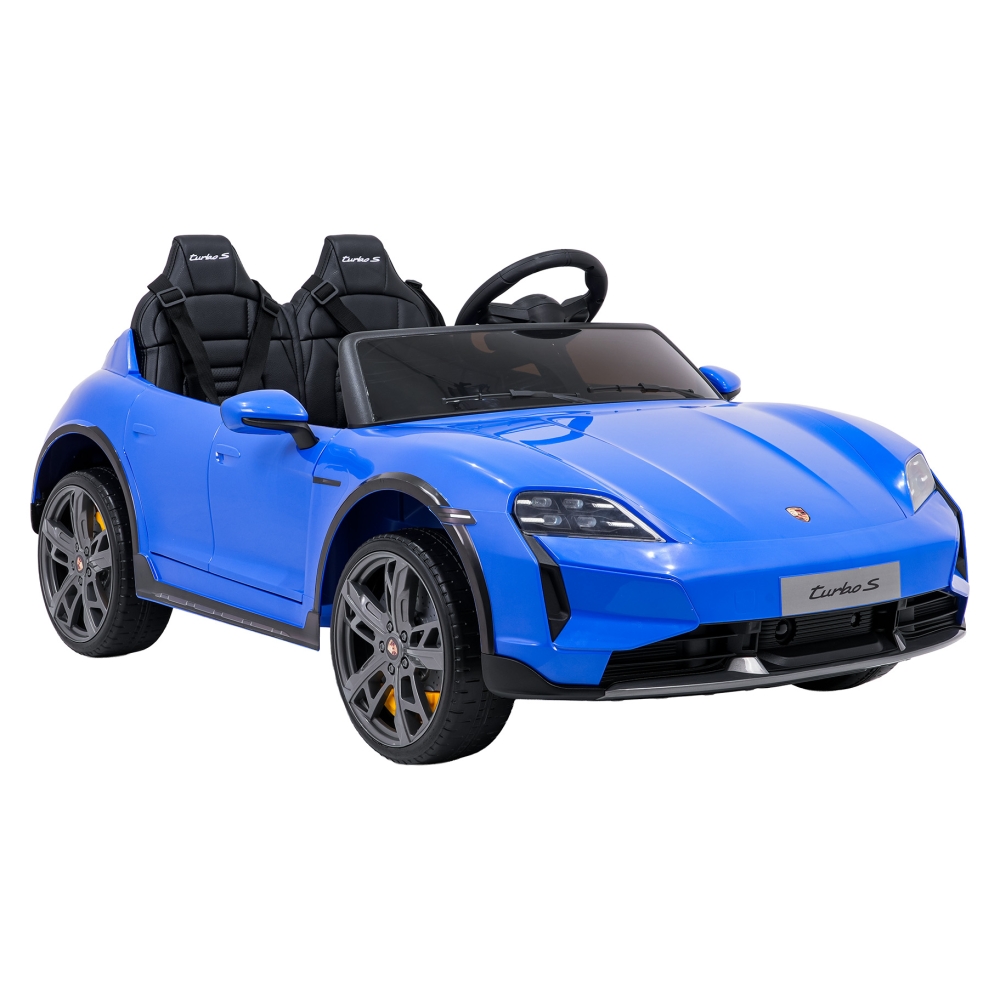 Elektromobilis Porsche Taycan Turbo S, Blue-Elektromobiliai vaikams, Mašinos-e-vaikas
