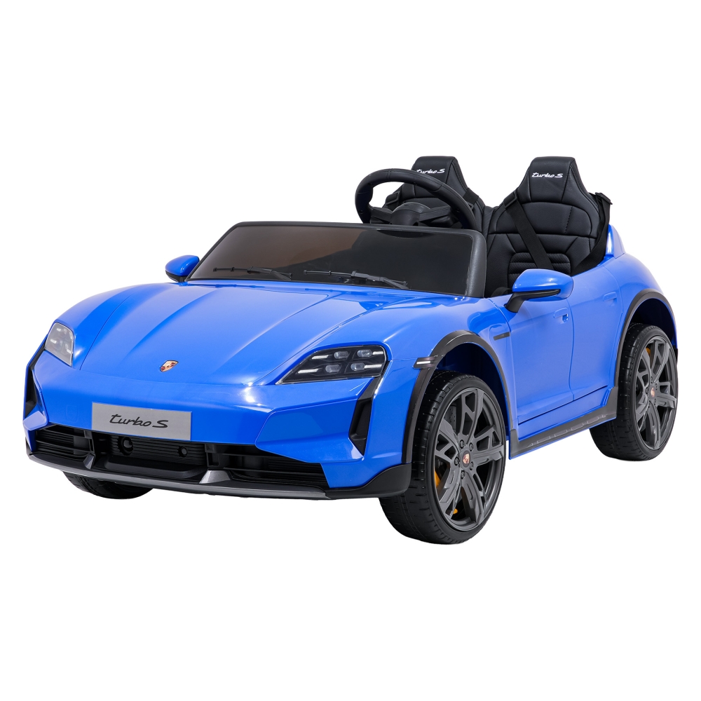 Elektromobilis Porsche Taycan Turbo S, Blue-Elektromobiliai vaikams, Mašinos-e-vaikas
