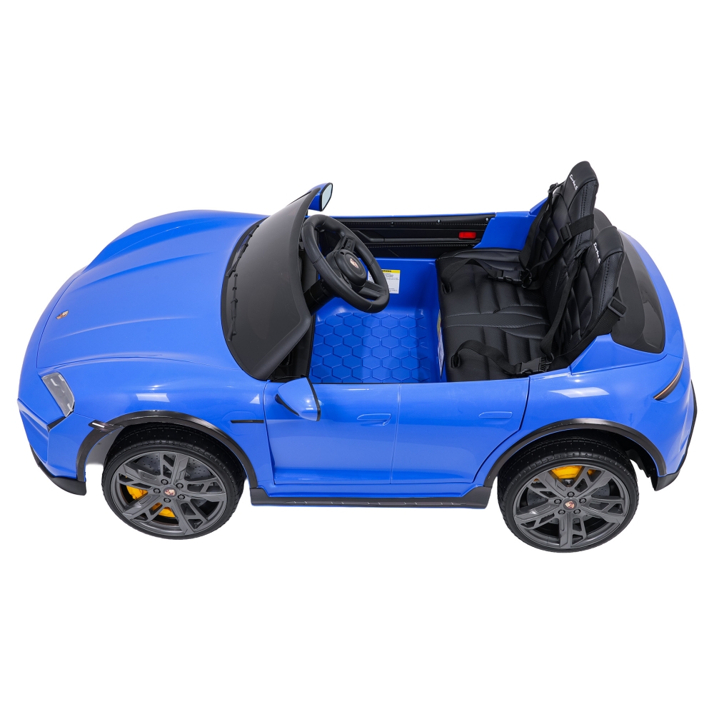 Elektromobilis Porsche Taycan Turbo S, Blue-Elektromobiliai vaikams, Mašinos-e-vaikas