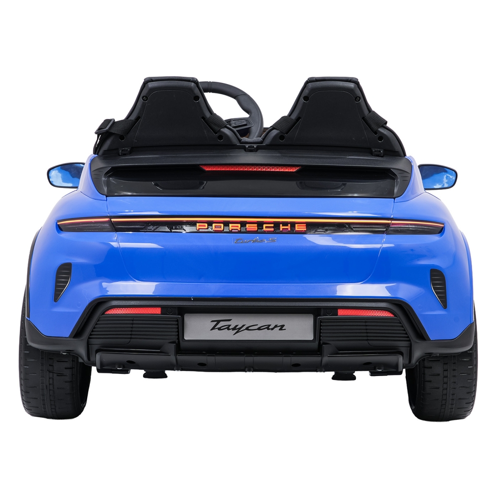 Elektromobilis Porsche Taycan Turbo S, Blue-Elektromobiliai vaikams, Mašinos-e-vaikas