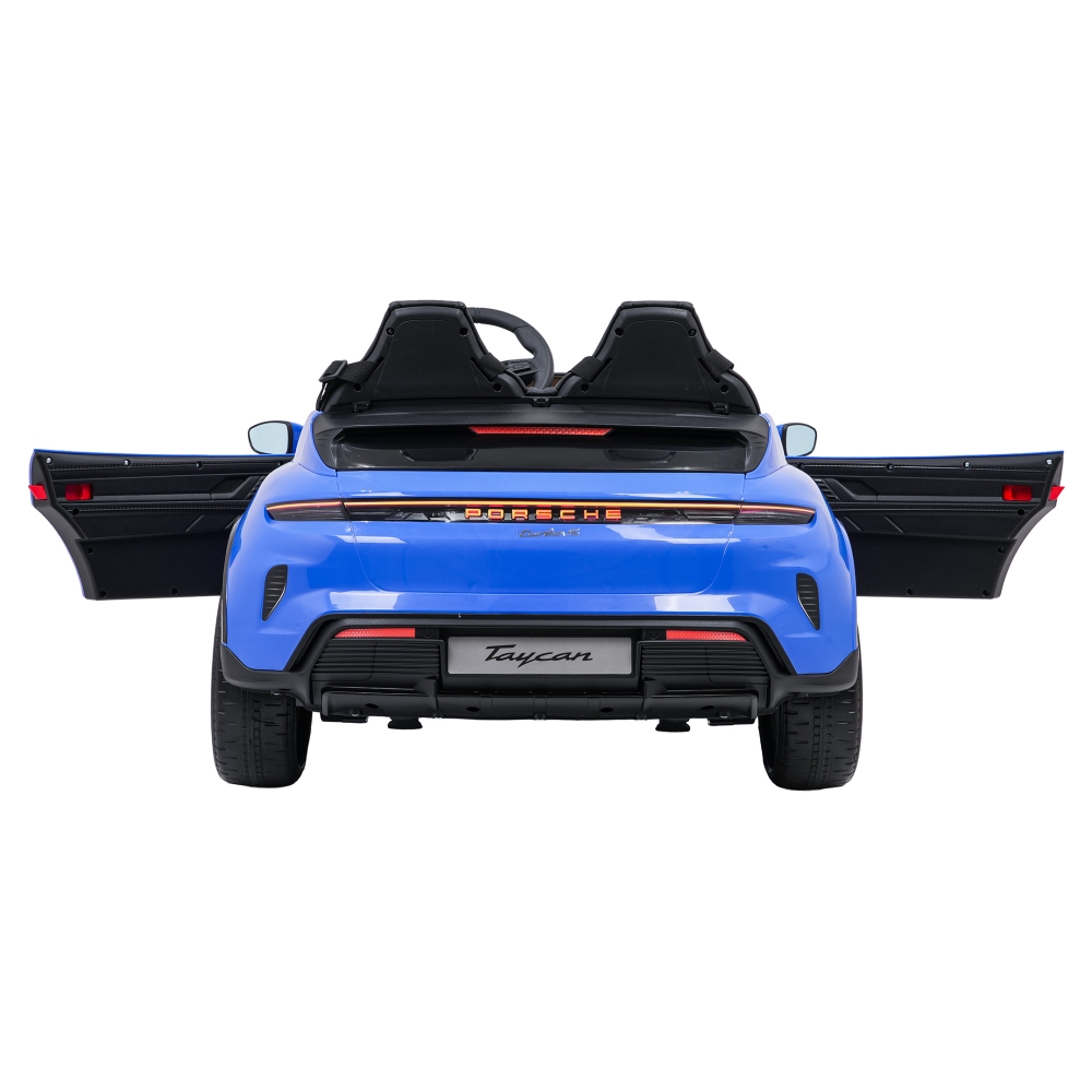 Elektromobilis Porsche Taycan Turbo S, Blue-Elektromobiliai vaikams, Mašinos-e-vaikas