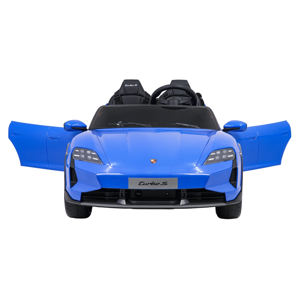 Elektromobilis Porsche Taycan Turbo S, Blue-Elektromobiliai vaikams, Mašinos-e-vaikas