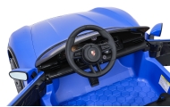 Elektromobilis Porsche Taycan Turbo S, Blue-Elektromobiliai vaikams, Mašinos-e-vaikas
