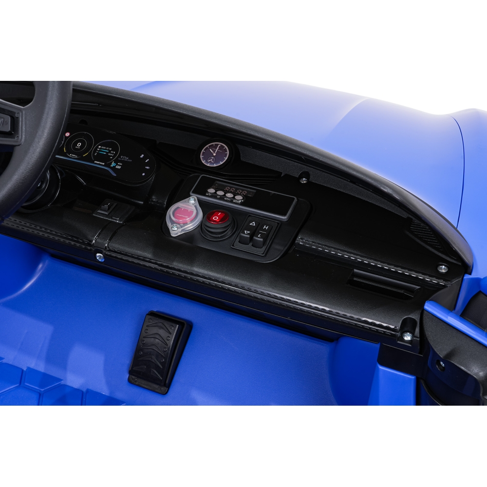 Elektromobilis Porsche Taycan Turbo S, Blue-Elektromobiliai vaikams, Mašinos-e-vaikas