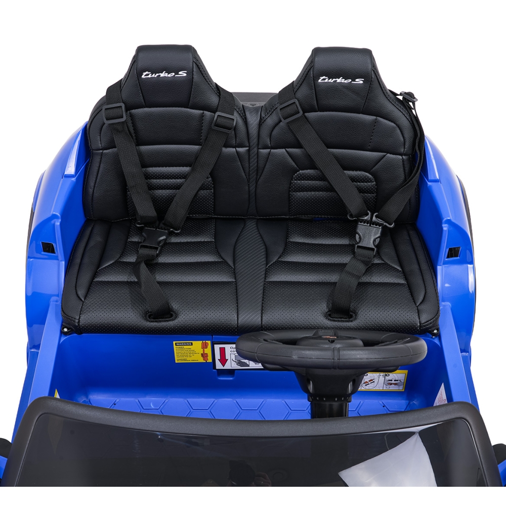 Elektromobilis Porsche Taycan Turbo S, Blue-Elektromobiliai vaikams, Mašinos-e-vaikas