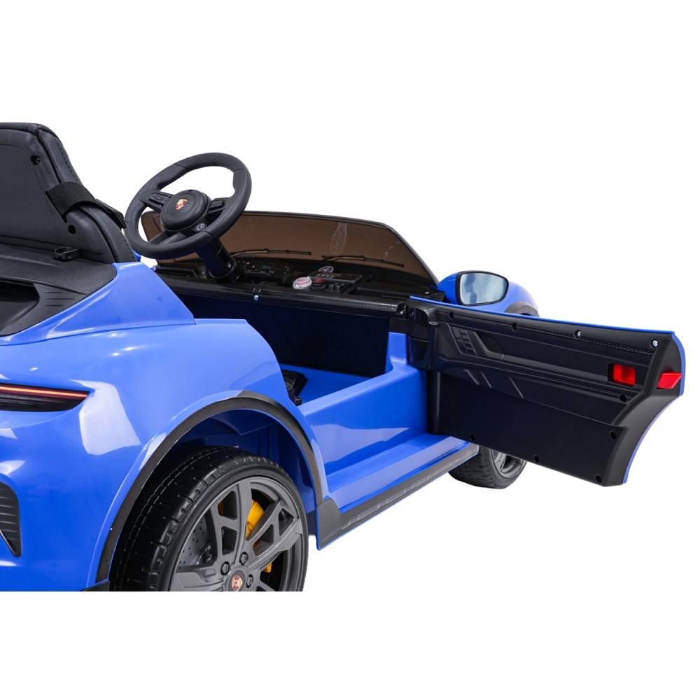 Elektromobilis Porsche Taycan Turbo S, Blue-Elektromobiliai vaikams, Mašinos-e-vaikas