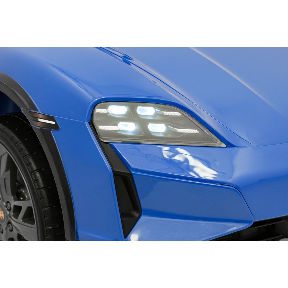 Elektromobilis Porsche Taycan Turbo S, Blue-Elektromobiliai vaikams, Mašinos-e-vaikas