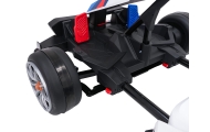 Elektrinis kartingas BMW su drifto funkcija, White-Elektromobiliai vaikams, Kartingai vaikams-e-vaikas