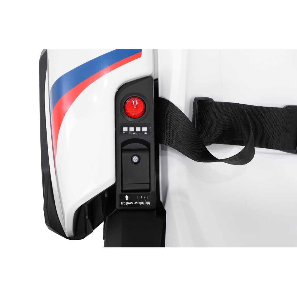 Elektrinis kartingas BMW su drifto funkcija, White-Elektromobiliai vaikams, Kartingai vaikams-e-vaikas