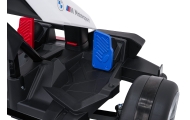 Elektrinis kartingas BMW su drifto funkcija, White-Elektromobiliai vaikams, Kartingai vaikams-e-vaikas