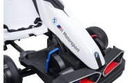 Elektrinis kartingas BMW su drifto funkcija, White-Elektromobiliai vaikams, Kartingai vaikams-e-vaikas