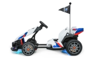Elektrinis kartingas BMW su drifto funkcija, White-Elektromobiliai vaikams, Kartingai vaikams-e-vaikas