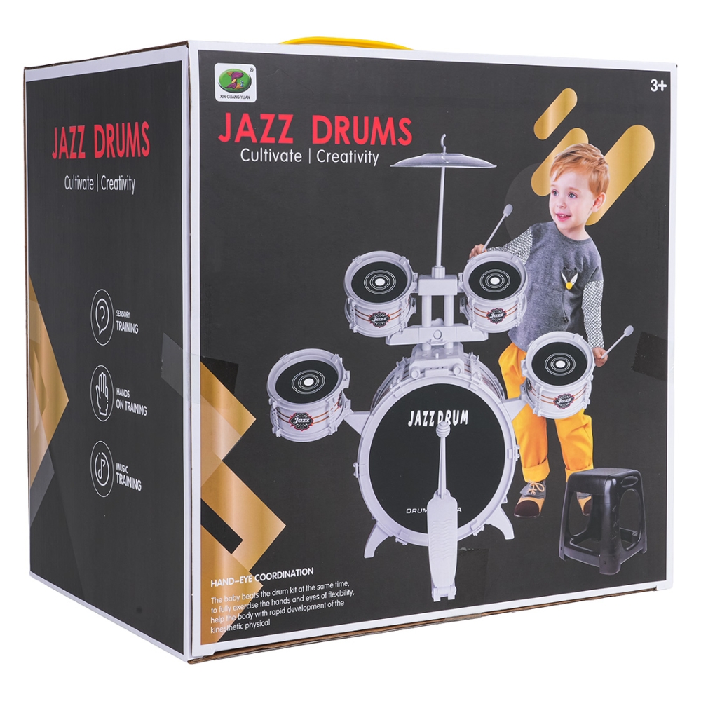 MEGA Zestaw Perkusja Biała