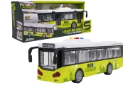Autobusas su šviesomis ir garsu Žalias