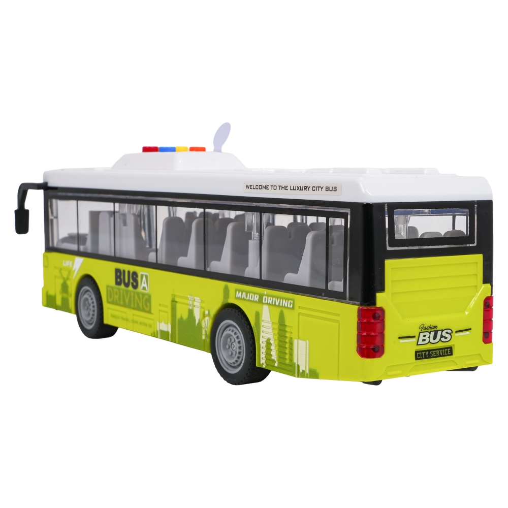 Autobusas su šviesomis ir garsu Žalias-Žaislai, Auto ir transporto žaislai, Mašinos-e-vaikas