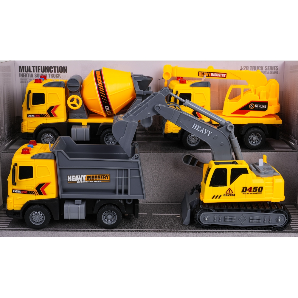 Statybinių transporto priemonių rinkinys 1:20-Žaislai, Auto ir transporto žaislai, Mašinos-e-vaikas