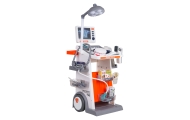 Gydytojo odontologo rinkinys su vežimėliu MEGA Doctor Orange + priedai