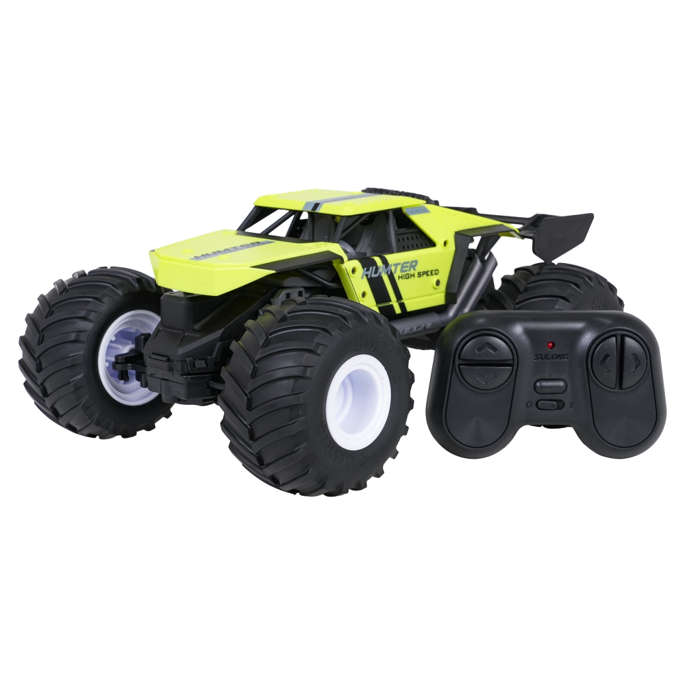 Nuotolinio valdymo Caterpillar R/C 1:16 HUNTER žalias-Žaislai, Auto ir transporto žaislai, Valdomos radijo bangomis-e-vaikas