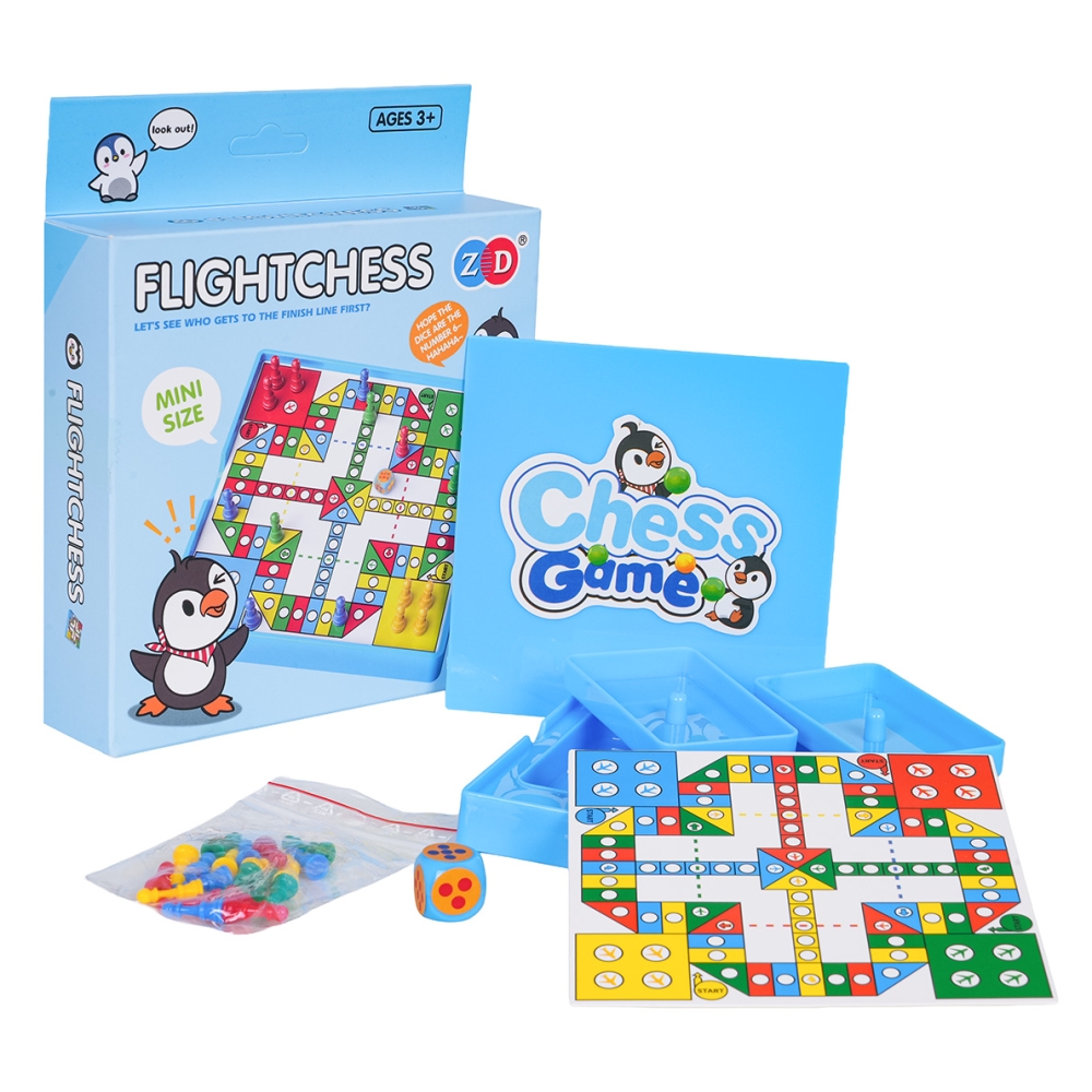 Stalo žaidimas „LUDO Pingvinėlis“-Žaislai, Stalo žaidimai, Įvairūs stalo žaidimai-e-vaikas