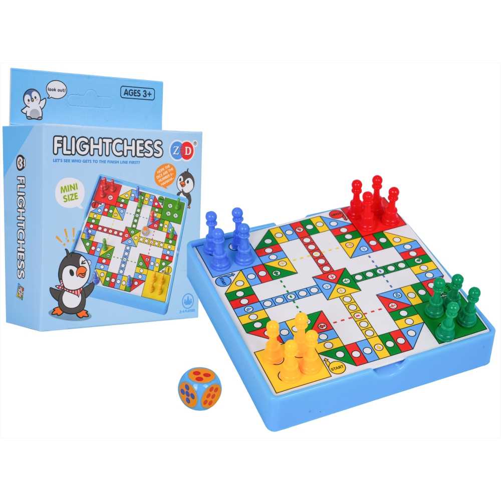 Stalo žaidimas „LUDO MINI Pingvinėlis“-Žaislai, Stalo žaidimai, Įvairūs stalo žaidimai-e-vaikas